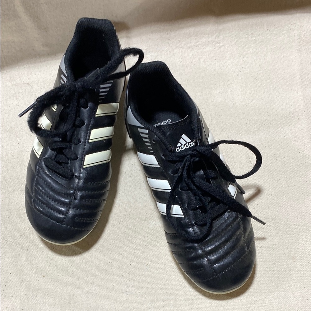 Boy’s Adidas Black and White Sports Cleats